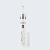 Eminence Organics Hibiscus Ultra Lift Eye Cream on light blue background